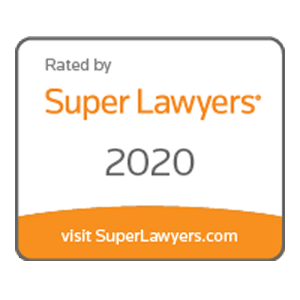 Rated by Super Lawyers 2020