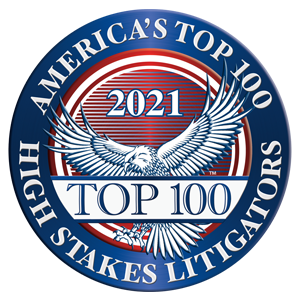 America's Top 100 High Stakes Litigators 2021