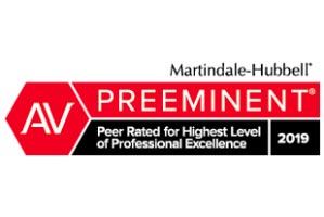 Martindale-Hubbell | Peer Rated for Highest Level of Professional Excellence | 2019