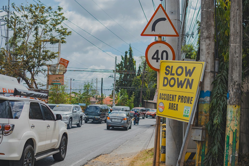 Traffic on Street in Town